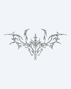 Ornamental Skull Moth